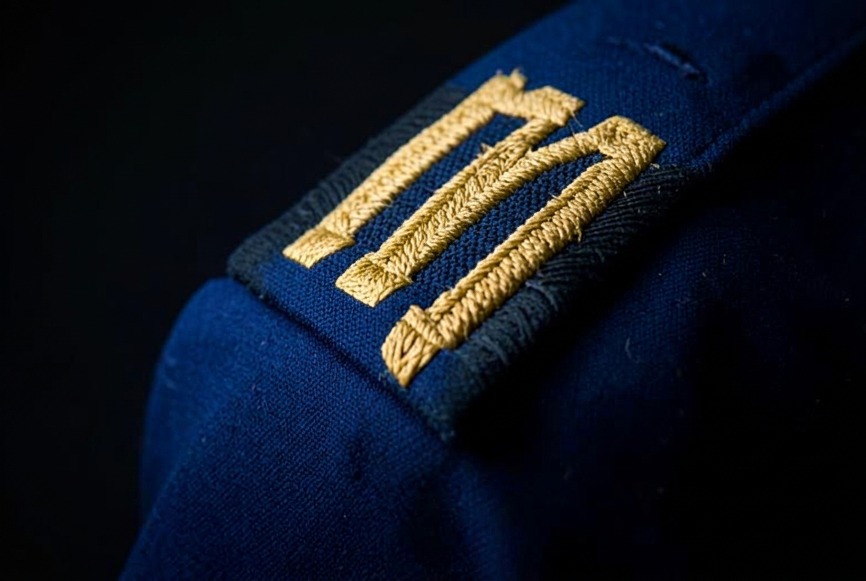 Chief Mate rank epaulette — three gold stripes